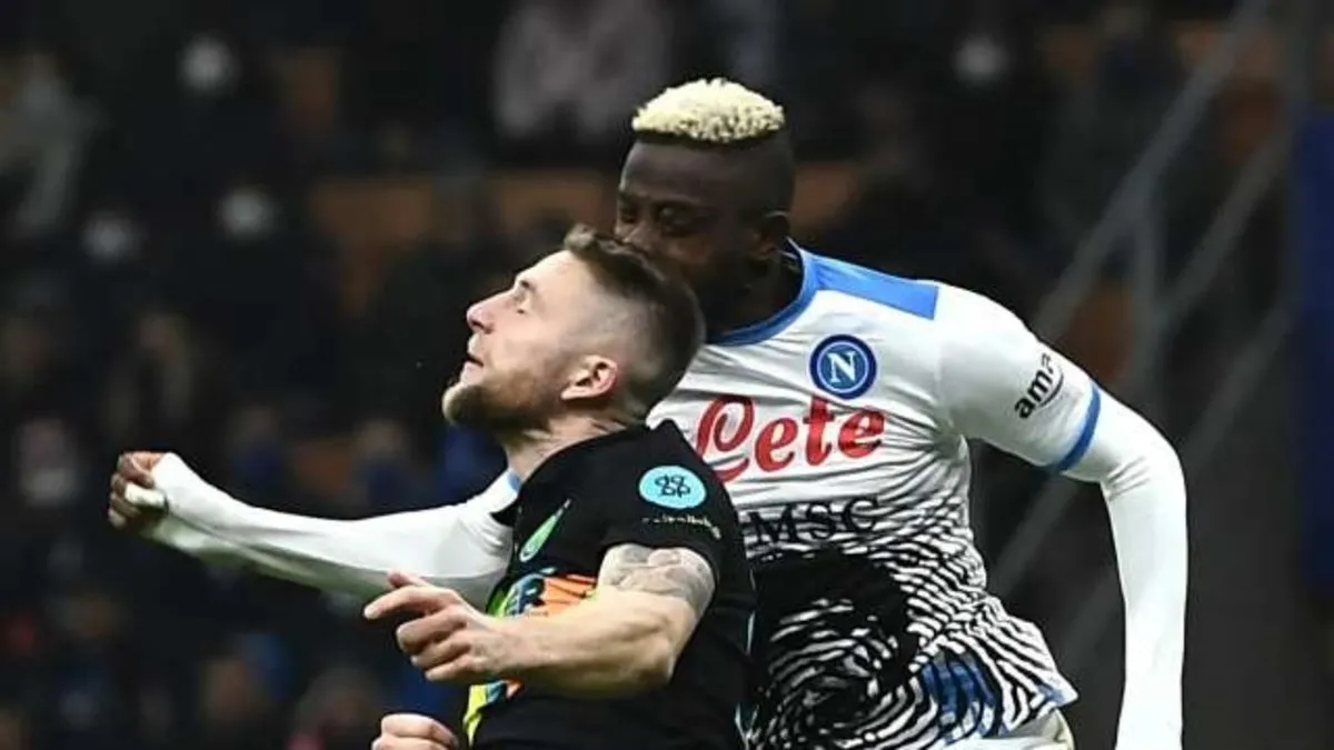 Son dakika haberi: Osimhen’e maske taktıran Skriniar! İki futbolcu yeniden rakip oluyor….