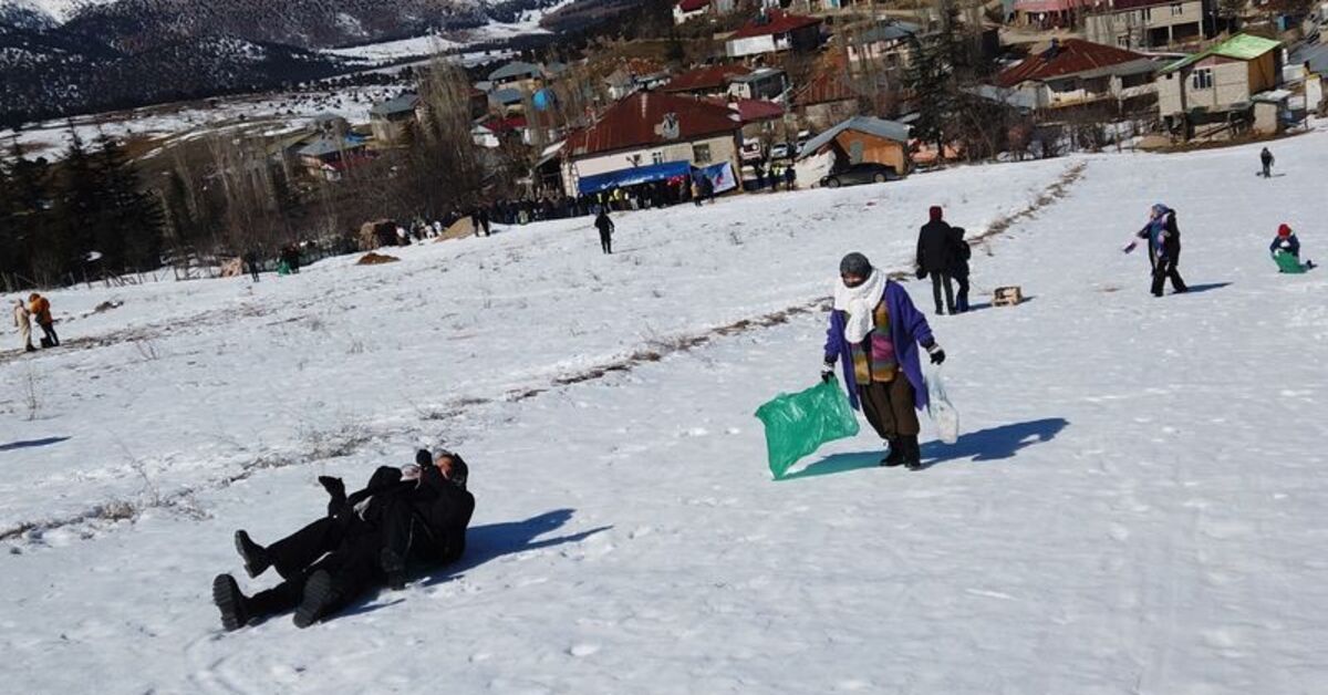 Saimbeyli’de “1. Kayak Şöleni” yapıldı